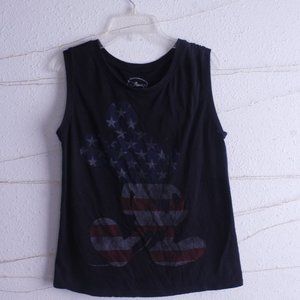 Disney American Flag Mickey Mouse Tank Tip size Large
